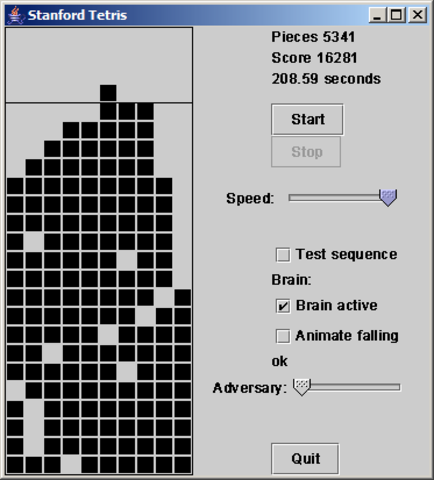 JTetris Screenshot 1